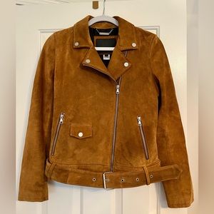 UGG Stacey Suede Leather Moto Jacket